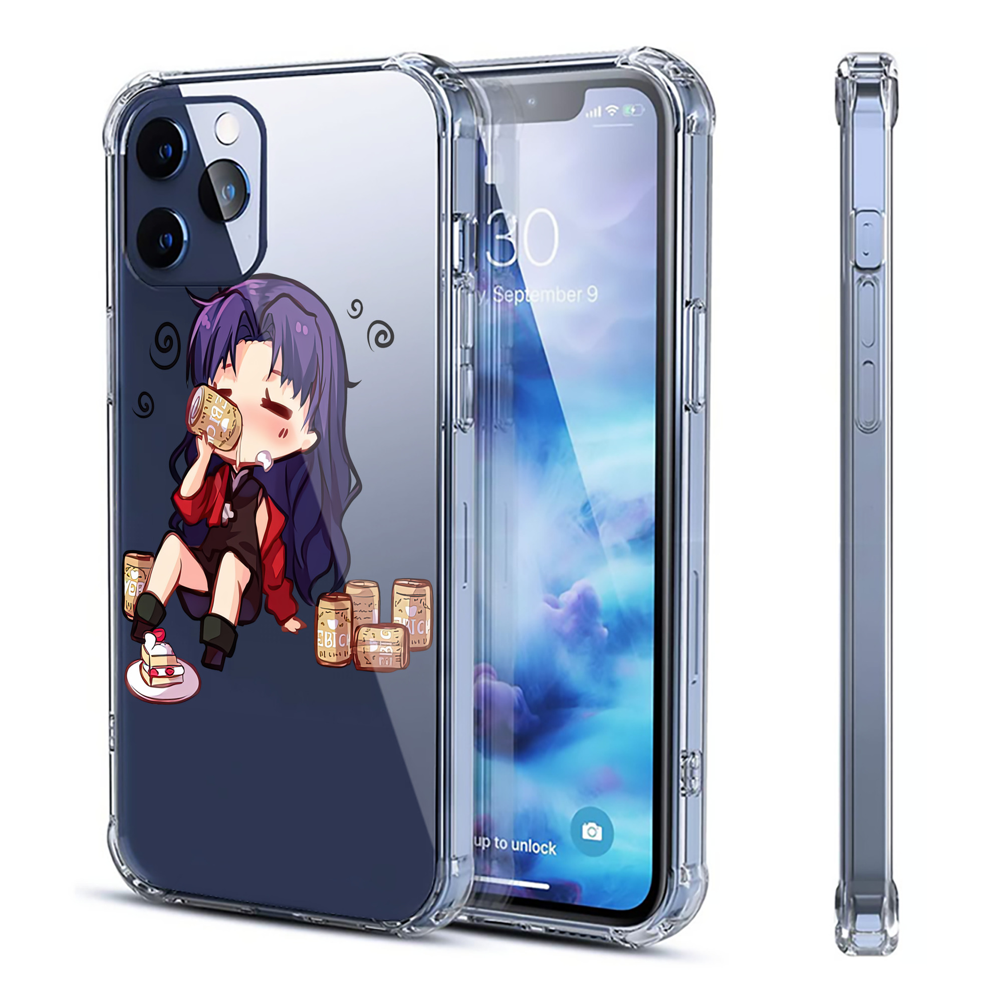 （画像用） EVA 新世紀エヴァンゲリオン 【iPhone 12シリーズ対応】透明スマホケース（クリアソフトケース）